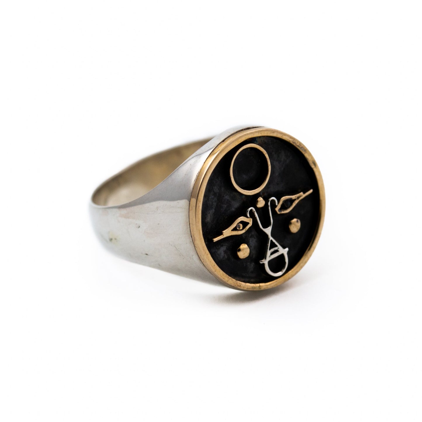 Brass & Silver "Phoenix" Ring - Kingdom Jewelry
