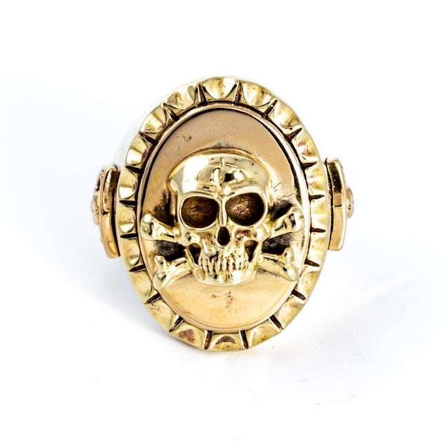 Brass Skull Ring - Kingdom Jewelry