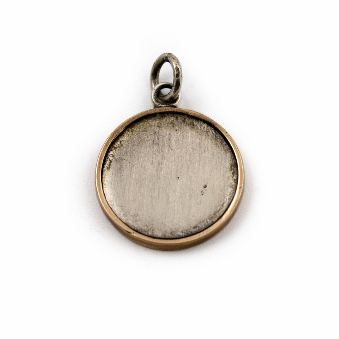 Brass Trim Sasanian Pendant - Kingdom Jewelry