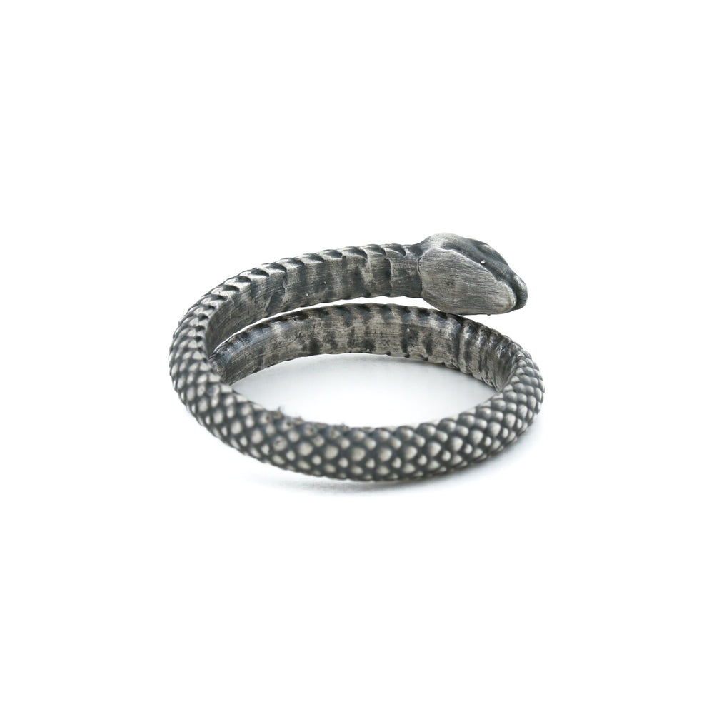 
                      
                        Brushed Silver x "Sleeping Ouroboros" Ring - Kingdom Jewelry
                      
                    