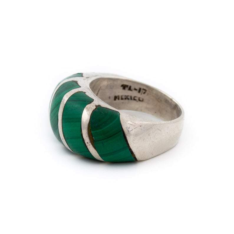 
                      
                        Bulbous 1970's Malachite Ring - Kingdom Jewelry
                      
                    