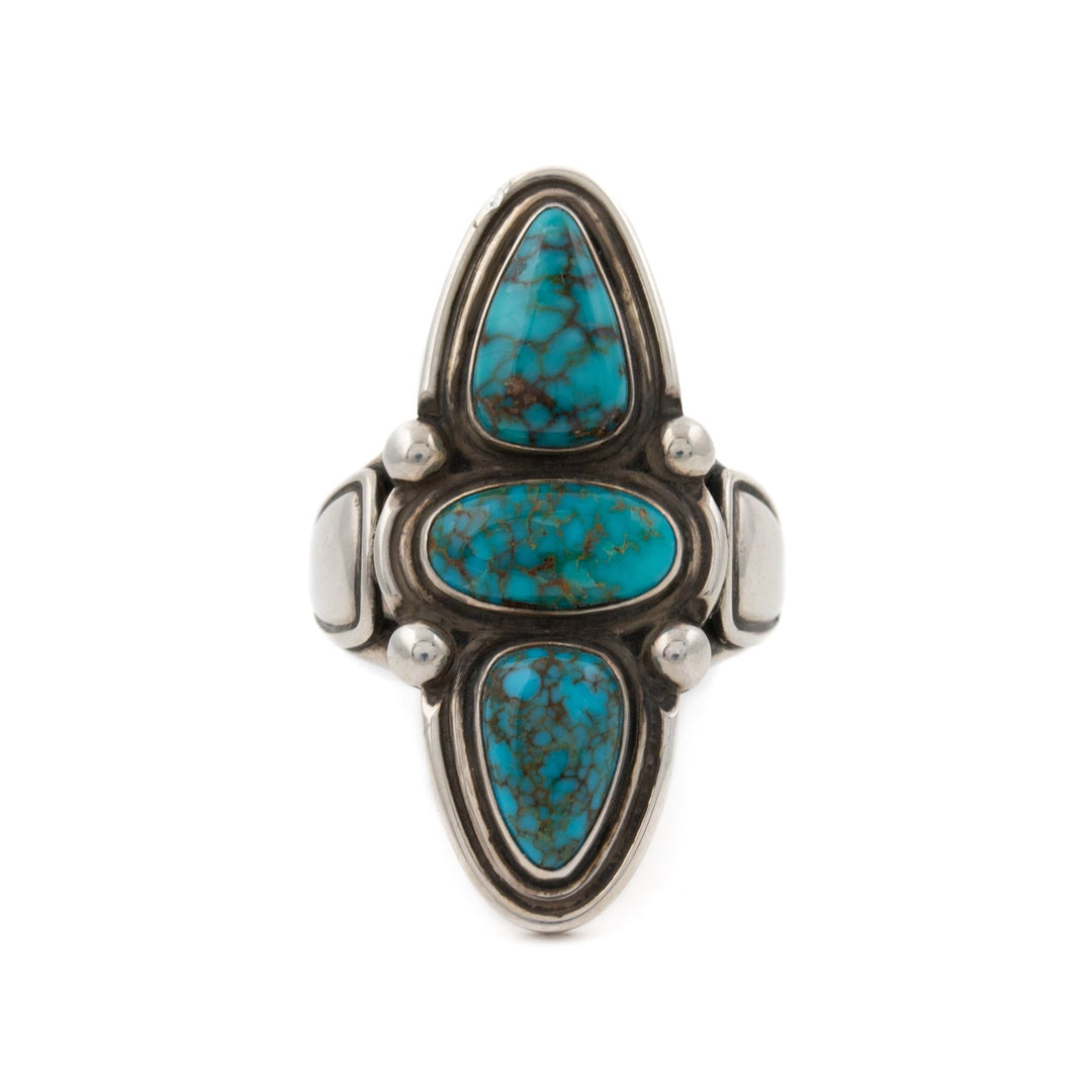 Candelaria Turquoise Tandem Ring - Kingdom Jewelry