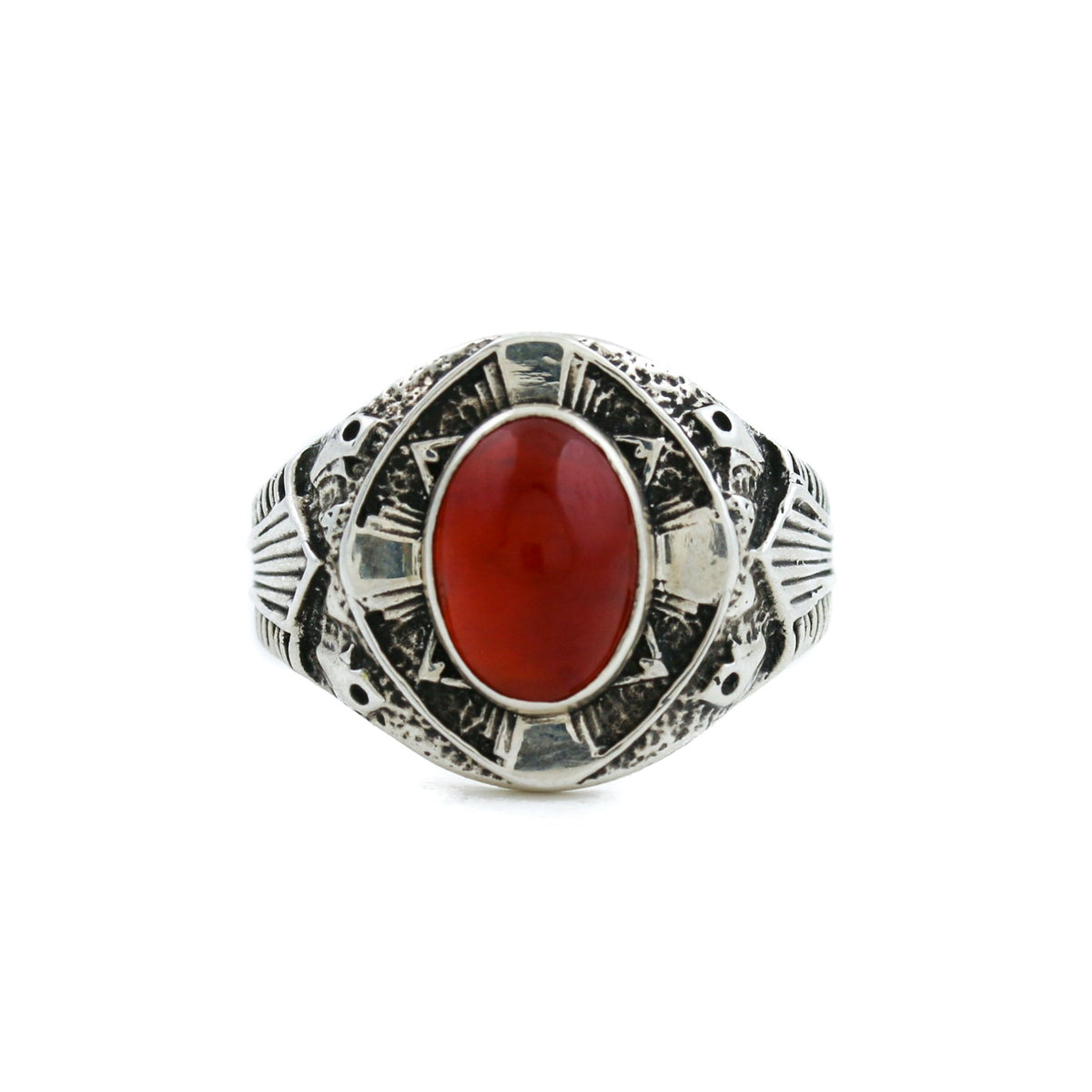 Carnelian "St. Augustine" Ring - Kingdom Jewelry