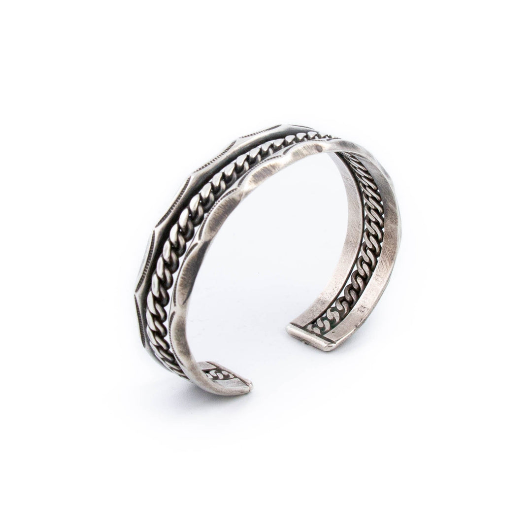 Chain Link Detail Cuff - Kingdom Jewelry