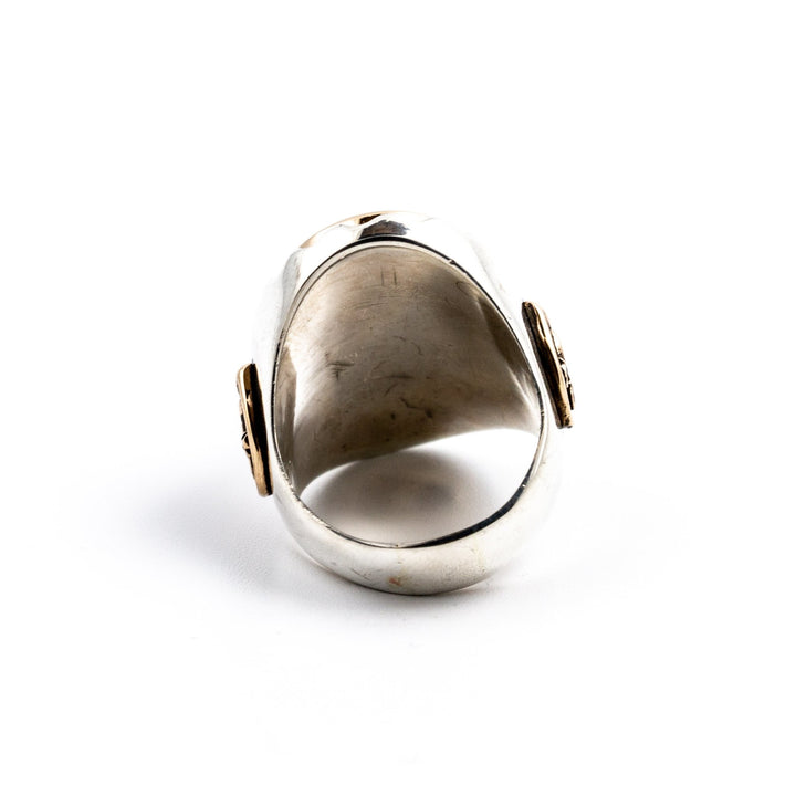 Chalchi Aztec Biker Ring - Kingdom Jewelry