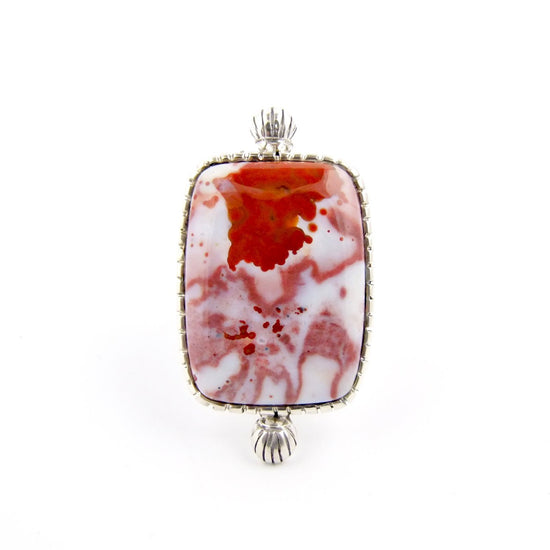 Cherry Ocean Jasper Ring - Kingdom Jewelry