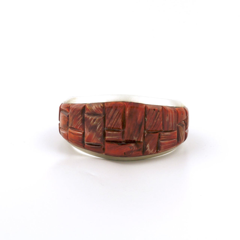 Cobblestone Spiny Oyster Cuff - Kingdom Jewelry