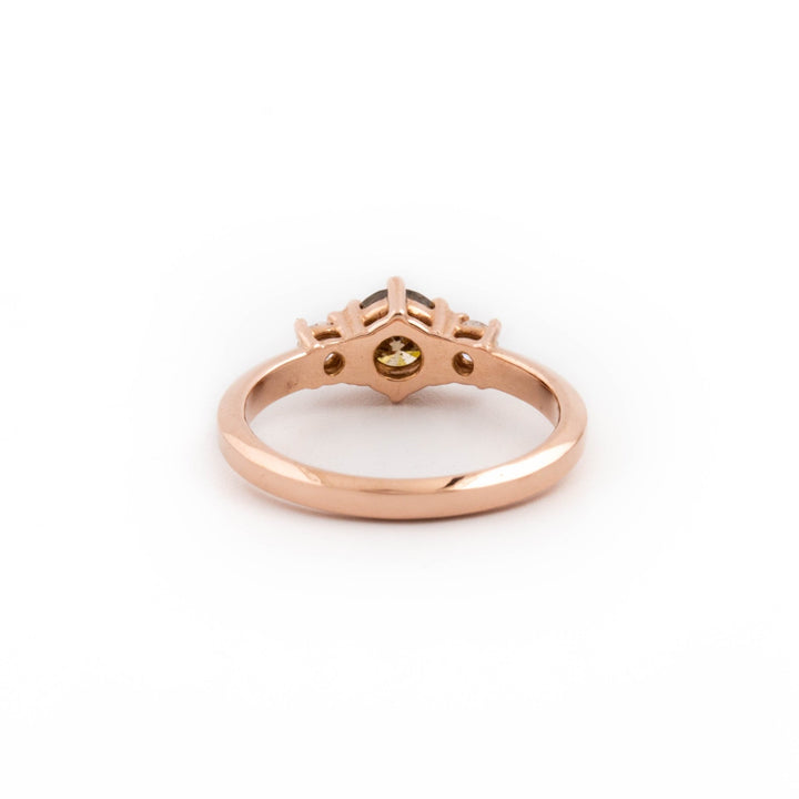 Cognac Rose-Gold Engagement Ring - Kingdom Jewelry