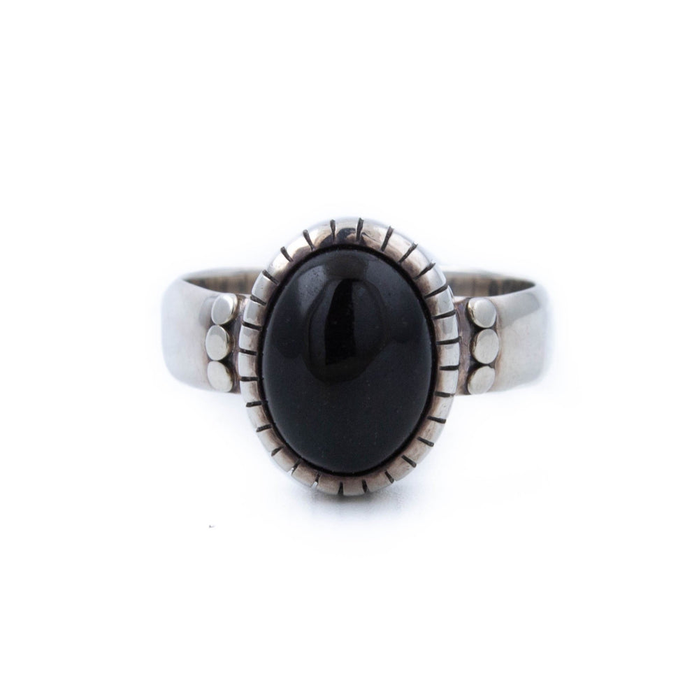 
                      
                        Contemporary Black Jade Ring - Kingdom Jewelry
                      
                    