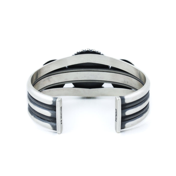 Contemporary Egyptian Turquoise Navajo Cuff by the Coveted Jacob Morgan - Kingdom Jewelry