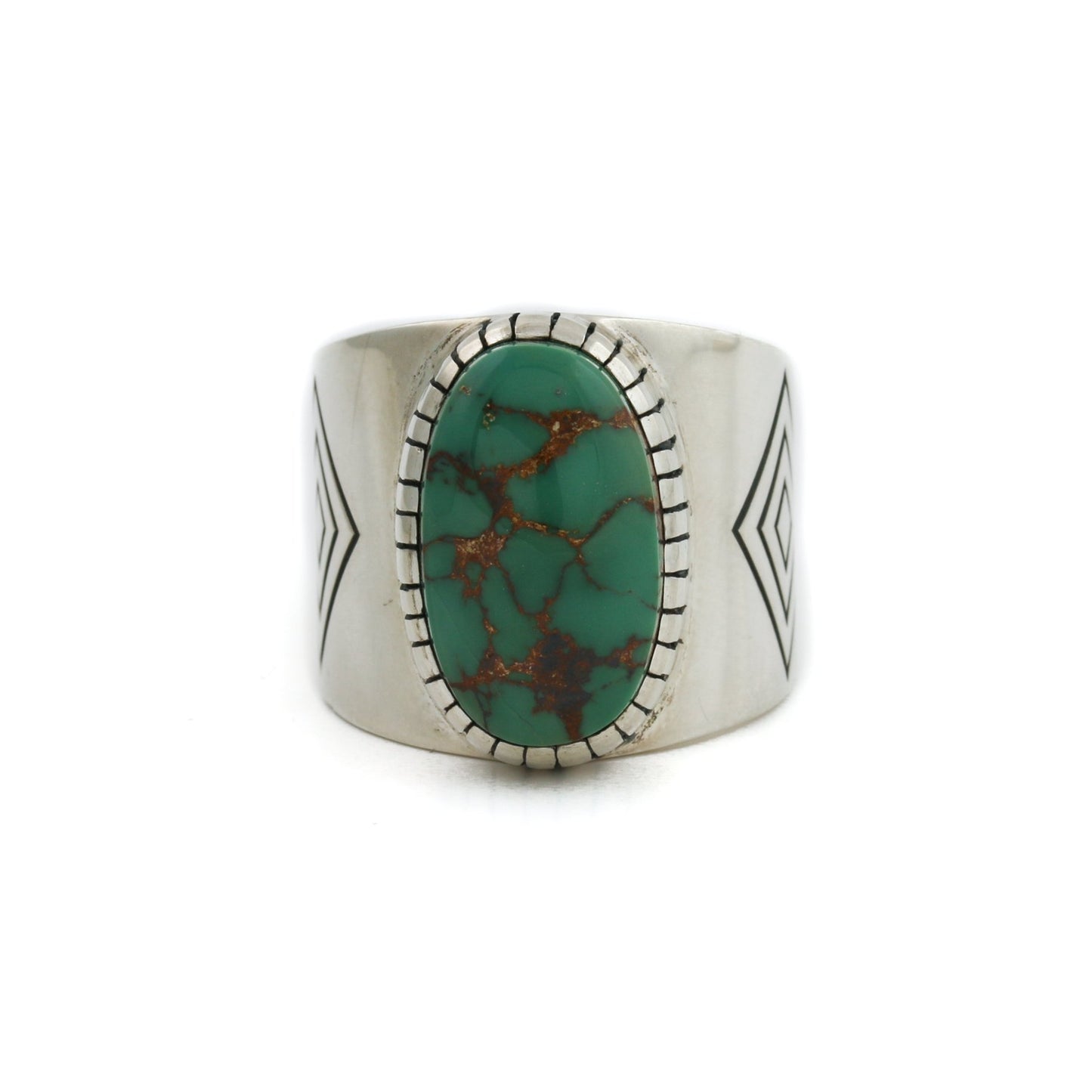 Contemporary "Locus" Band x Royston Turquoise - Kingdom Jewelry