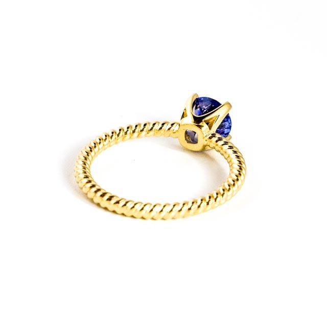 Cornflower Blue Sapphire Ring - Kingdom Jewelry
