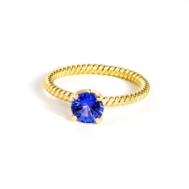 Cornflower Blue Sapphire Ring - Kingdom Jewelry