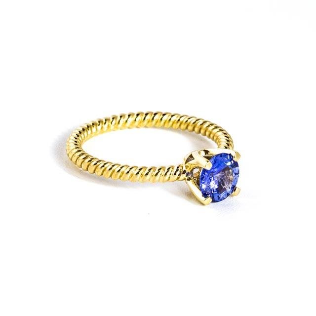 Cornflower Blue Sapphire Ring - Kingdom Jewelry