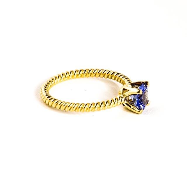 Cornflower Blue Sapphire Ring - Kingdom Jewelry