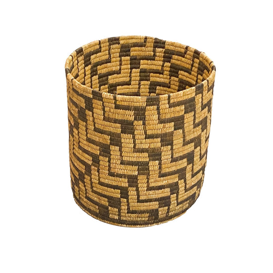 Cross-Stitch Chevron Can Basket - Kingdom Jewelry