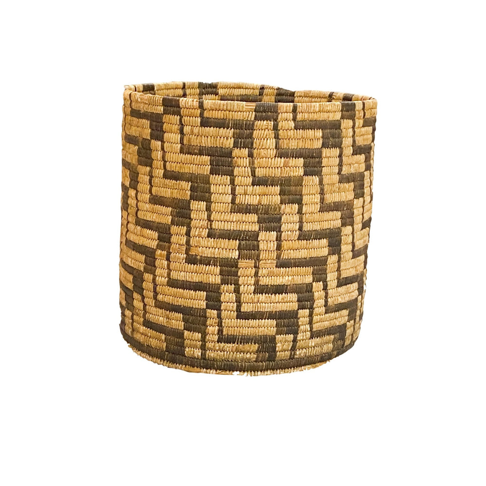 Cross-Stitch Chevron Can Basket - Kingdom Jewelry