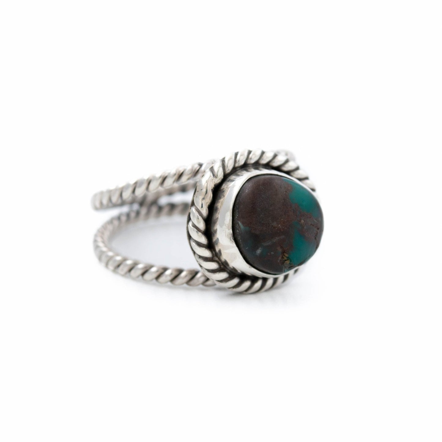 Dark Bisbee Turquoise Ring - Kingdom Jewelry