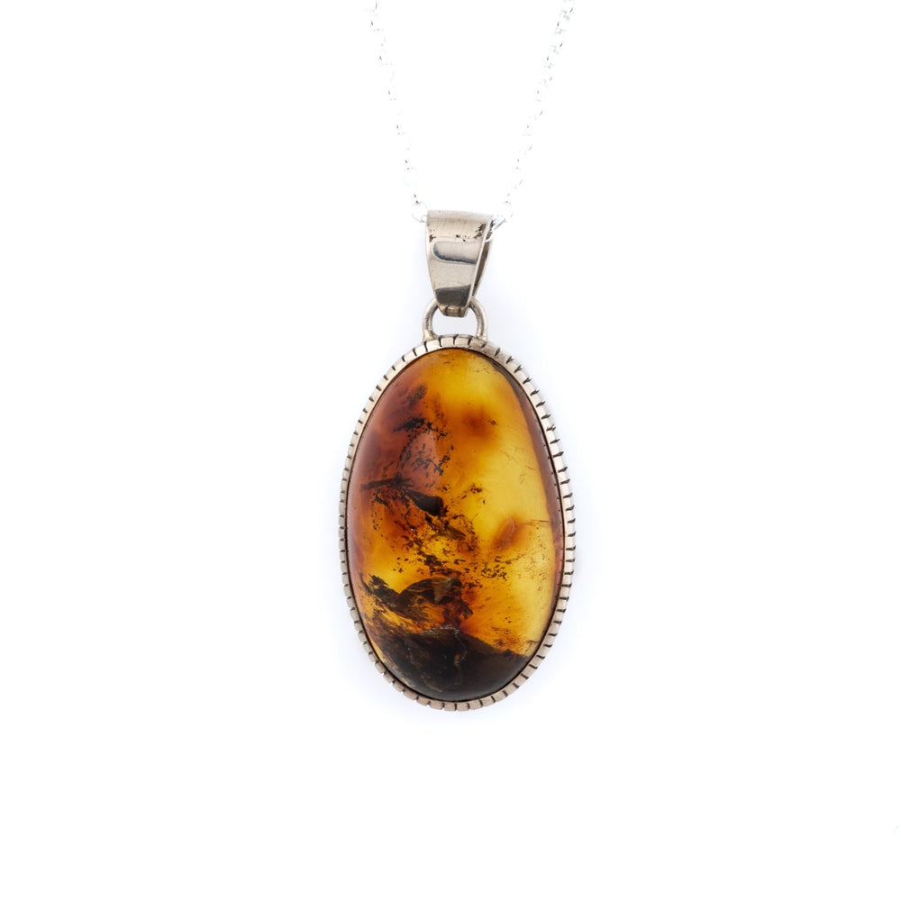 
                      
                        Dark Honey Amber Pendant - Kingdom Jewelry
                      
                    