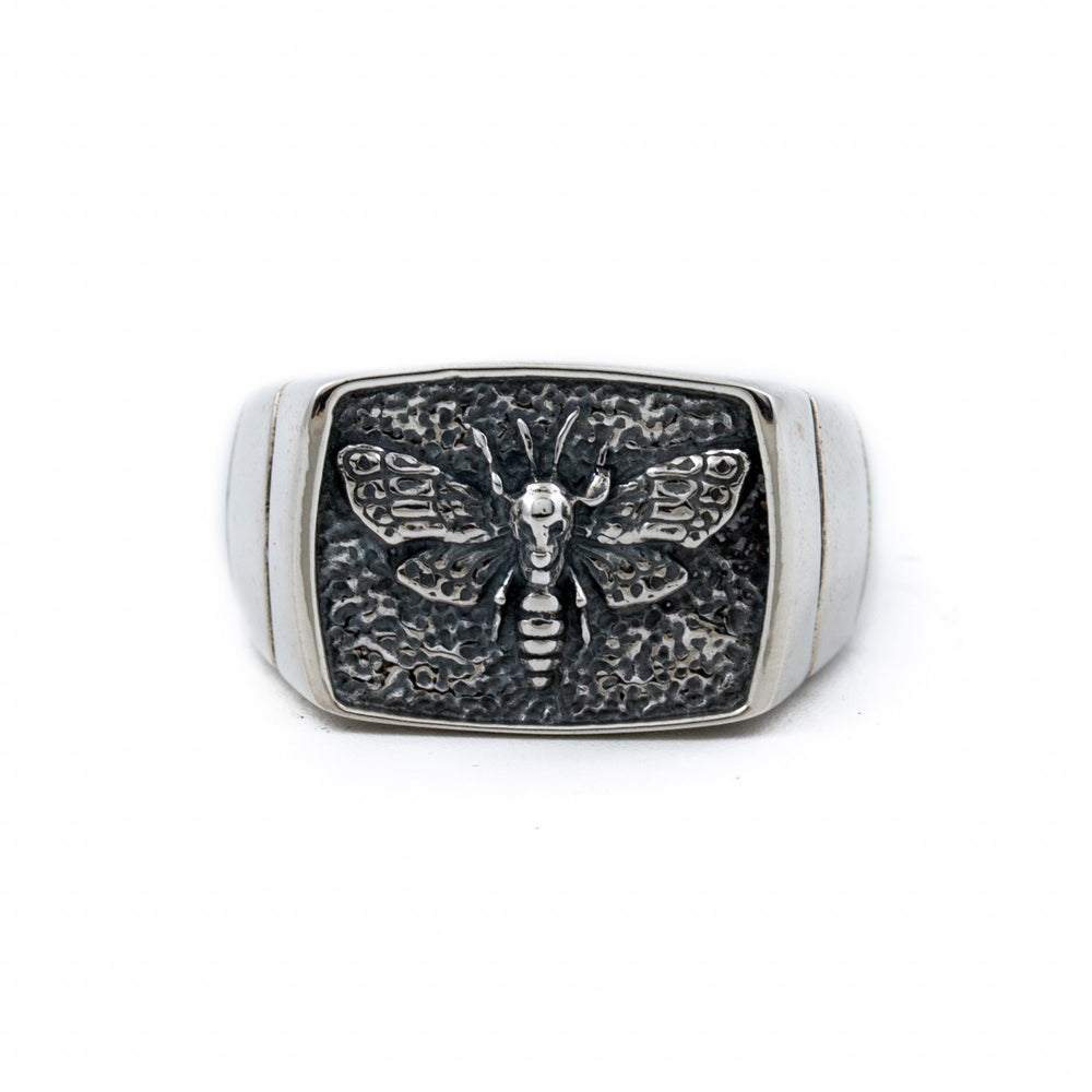 
                      
                        Death Moth Signet Ring - Kingdom Jewelry
                      
                    