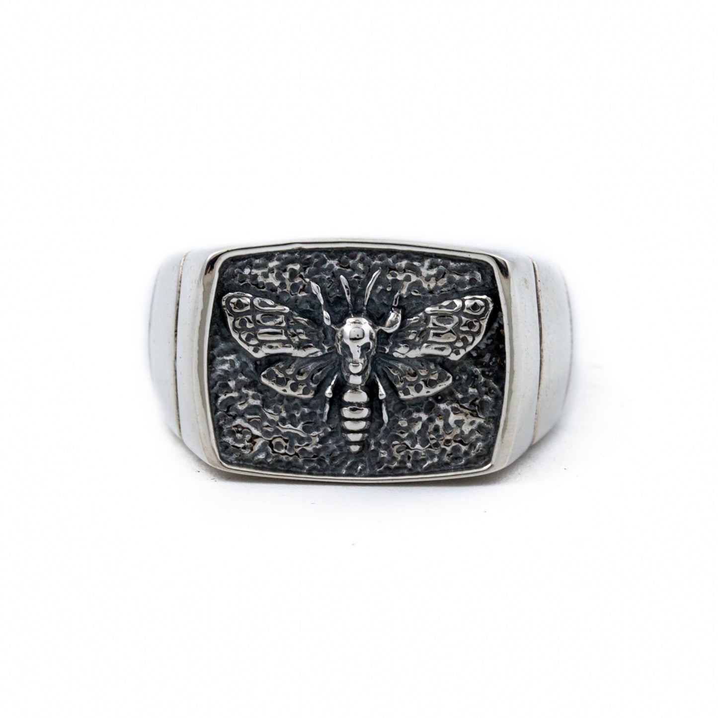 Death Moth Signet Ring - Kingdom Jewelry