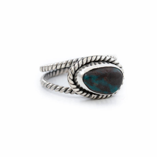 Load image into Gallery viewer, Deep Bisbee Turquoise Ring - Kingdom Jewelry
