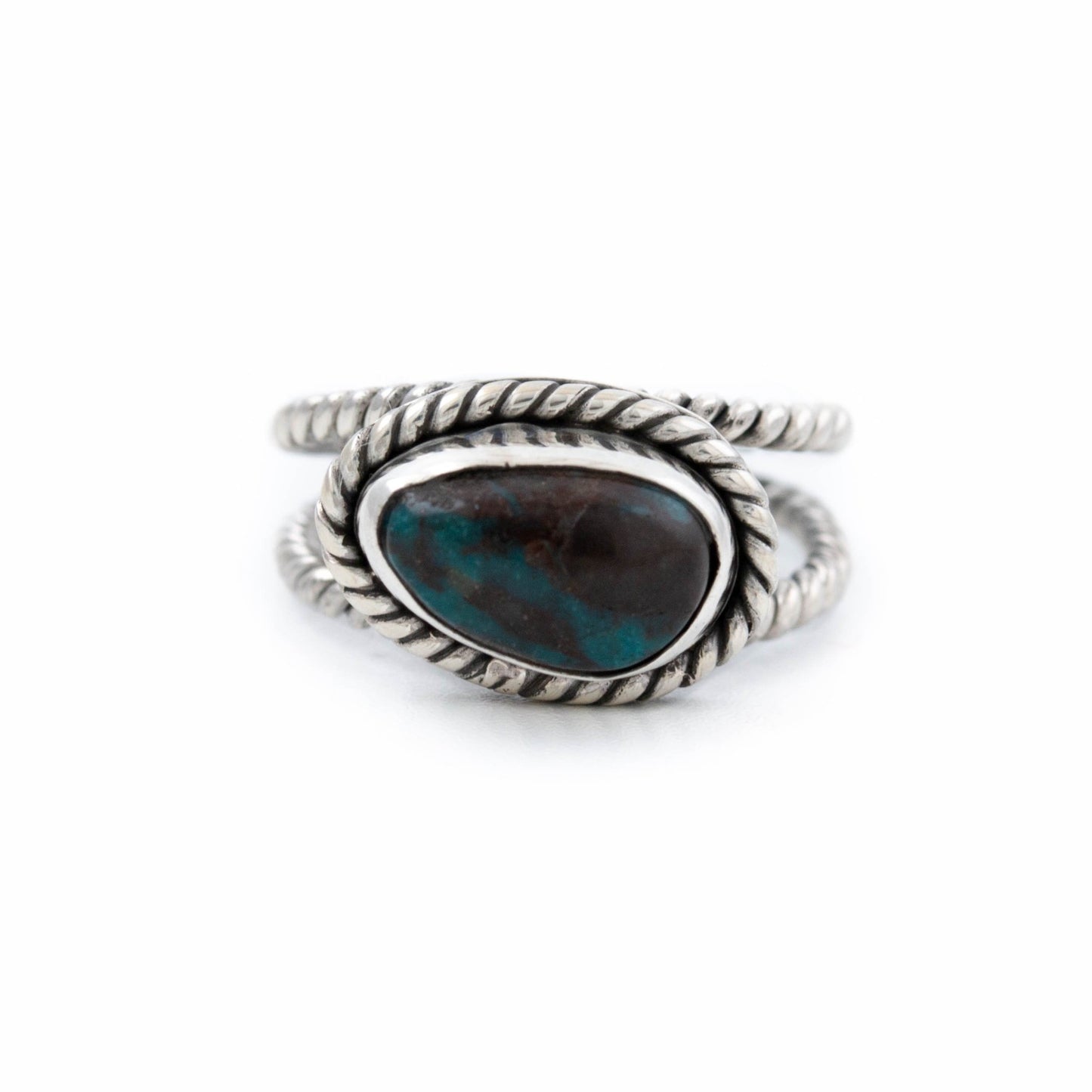 Deep Bisbee Turquoise Ring - Kingdom Jewelry