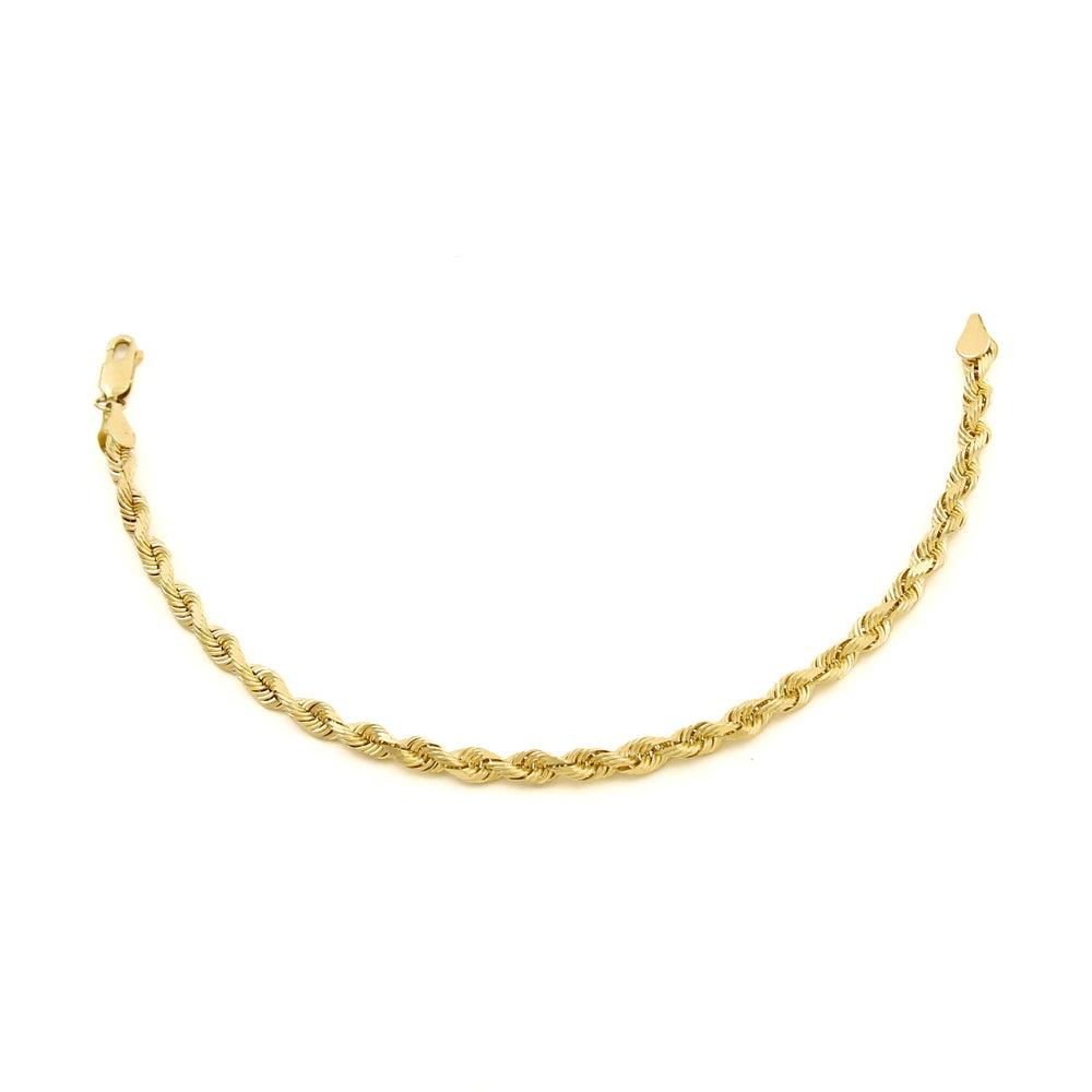 
                      
                        Diamond-Cut 14k Gold x Rope Braid Chain Bracelet - Kingdom Jewelry
                      
                    