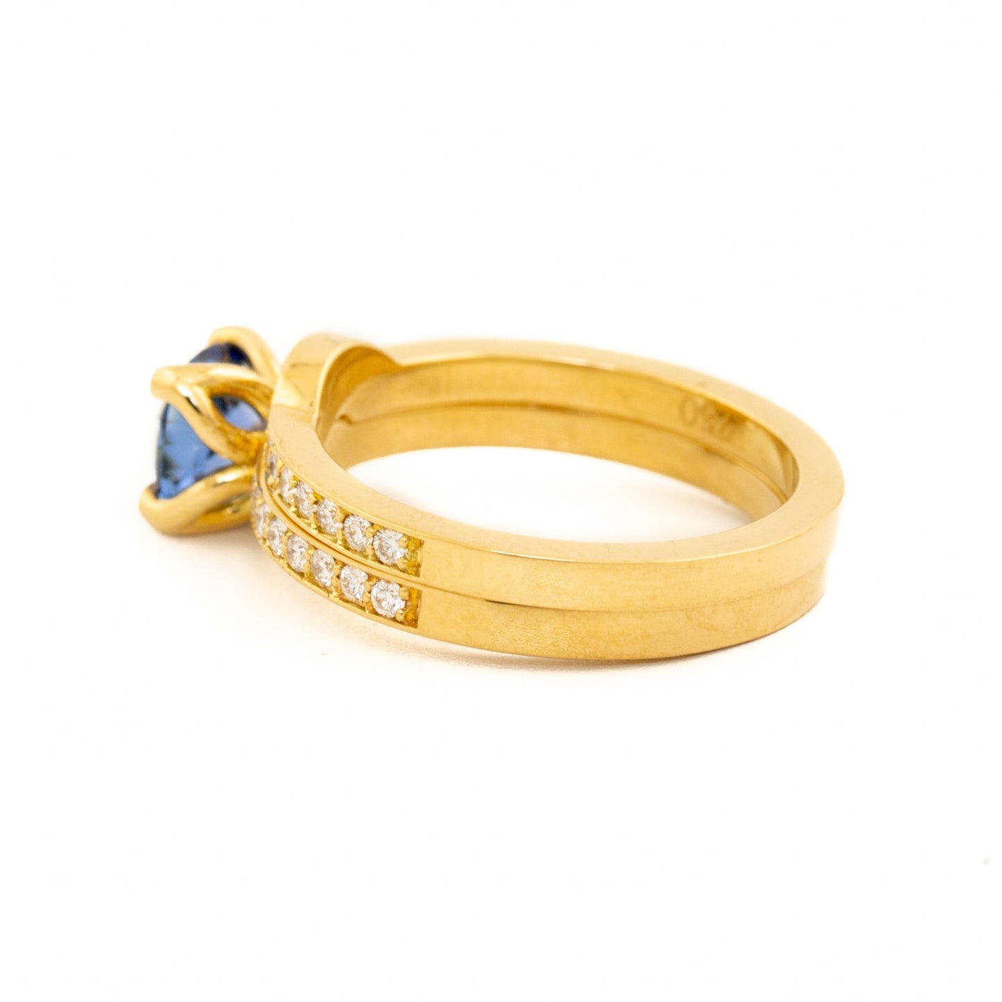 Diamond & Sapphire Wedding Suite - Kingdom Jewelry