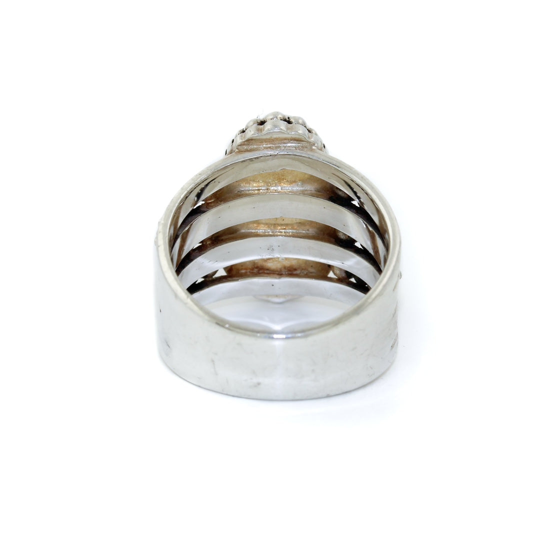 Divine Moonstone Silver Ring - Kingdom Jewelry