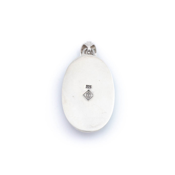 Domed Candelaria Turquoise Pendant - Kingdom Jewelry