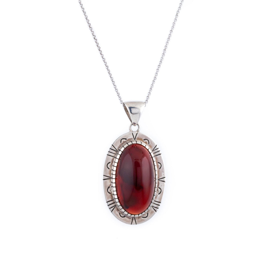 
                      
                        Domed Red Carnelian Pendant - Kingdom Jewelry
                      
                    