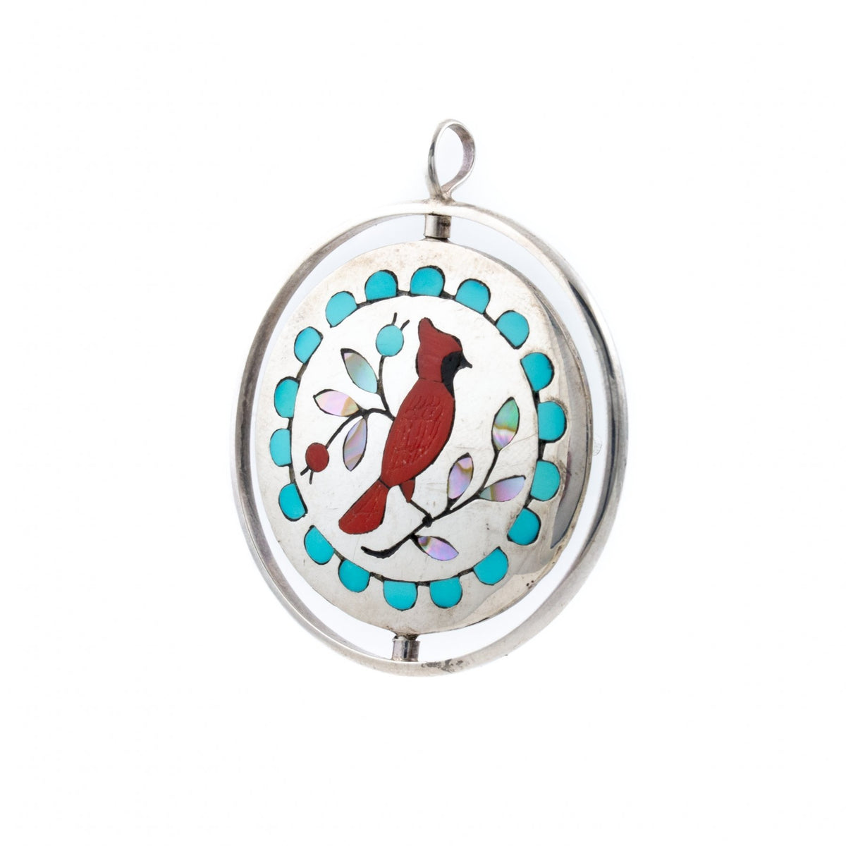 Double-Sided Cardinal x Goose Pendant - Kingdom Jewelry