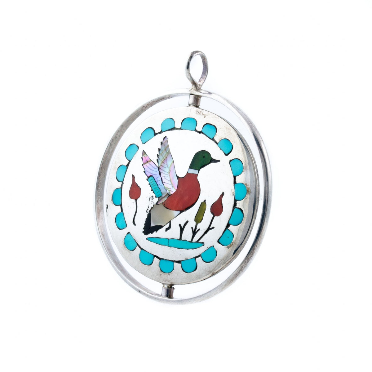 Double-Sided Cardinal x Goose Pendant - Kingdom Jewelry