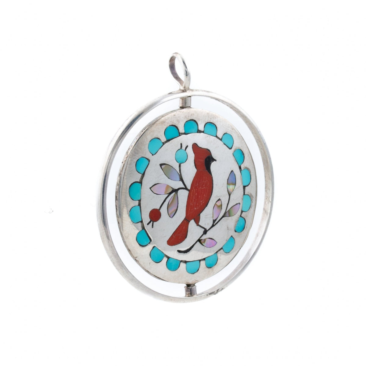 Double-Sided Cardinal x Goose Pendant - Kingdom Jewelry