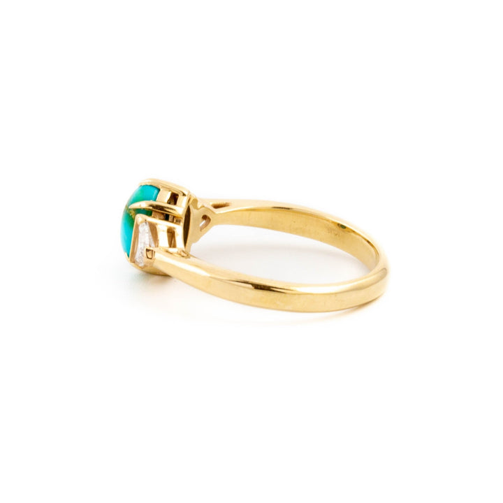 Dreamy Turquoise Diamond Ring - Kingdom Jewelry
