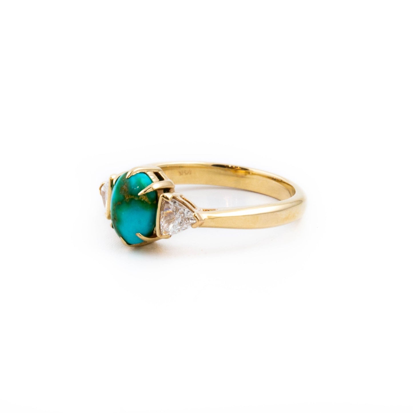 Dreamy Turquoise Diamond Ring - Kingdom Jewelry