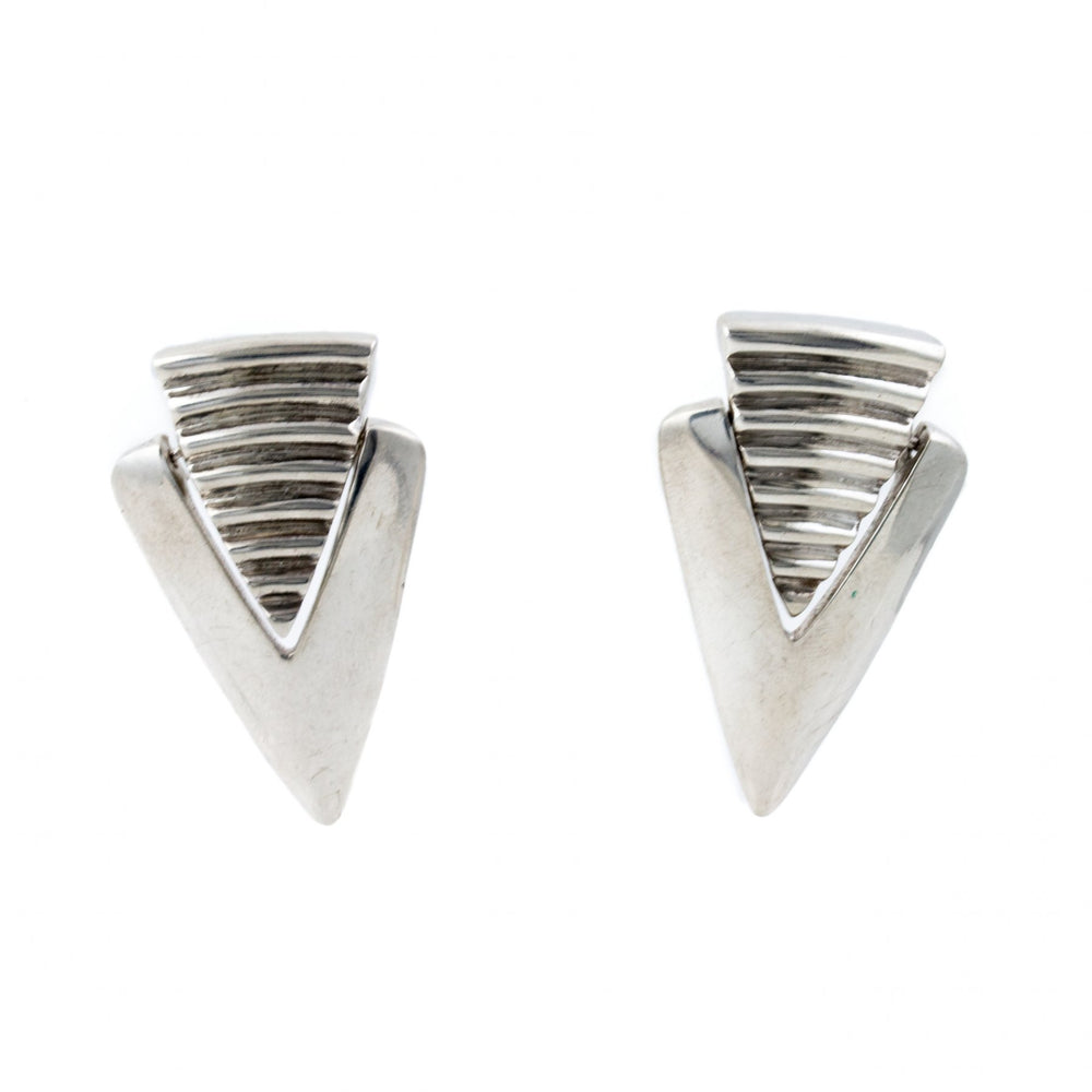 
                      
                        Dual Textured Silver Drop Earrings - Kingdom Jewelry
                      
                    