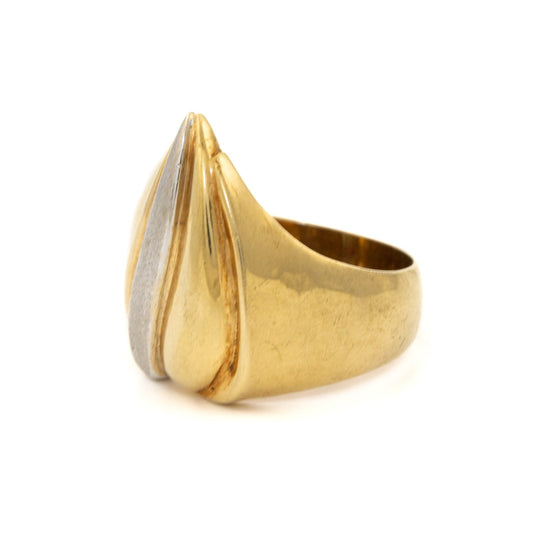 Dual Tone 14K Gold Ring - Kingdom Jewelry
