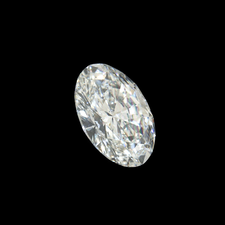 E VS1. GIA 3.15 White Oval Diamond (Dayson) - Kingdom Jewelry