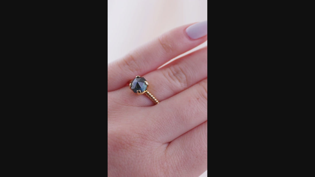 Madagascar Sapphire Engagement Ring