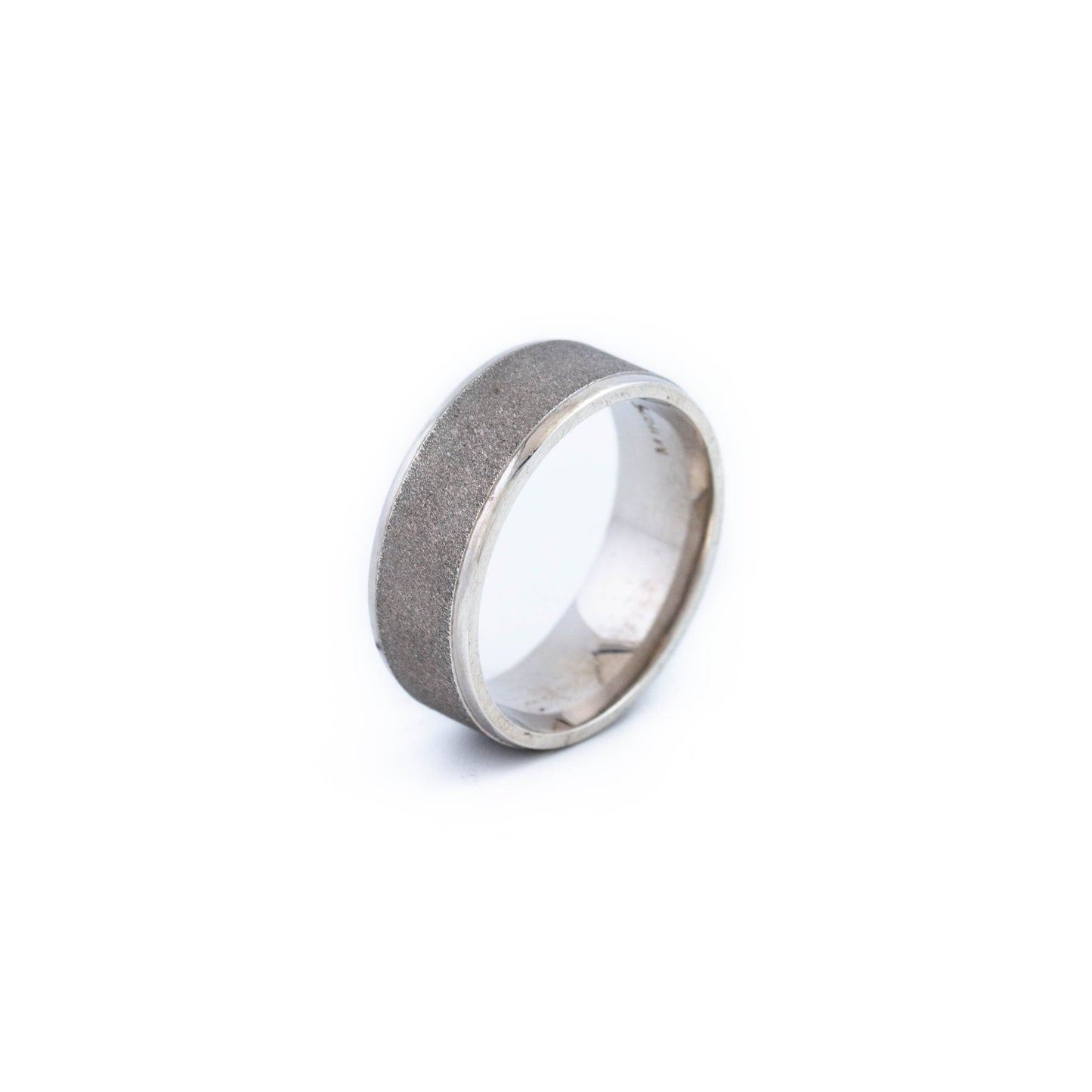 Load image into Gallery viewer, Edged Sterling Silver Band - Kingdom Jewelry

