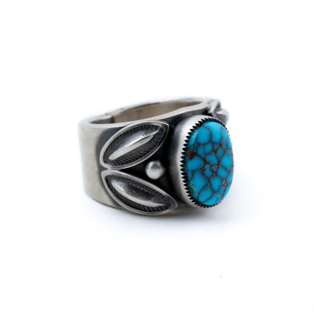 Egyptian Turquoise Contemporary Ring by The Coveted Jacob Morgan - Kingdom Jewelry