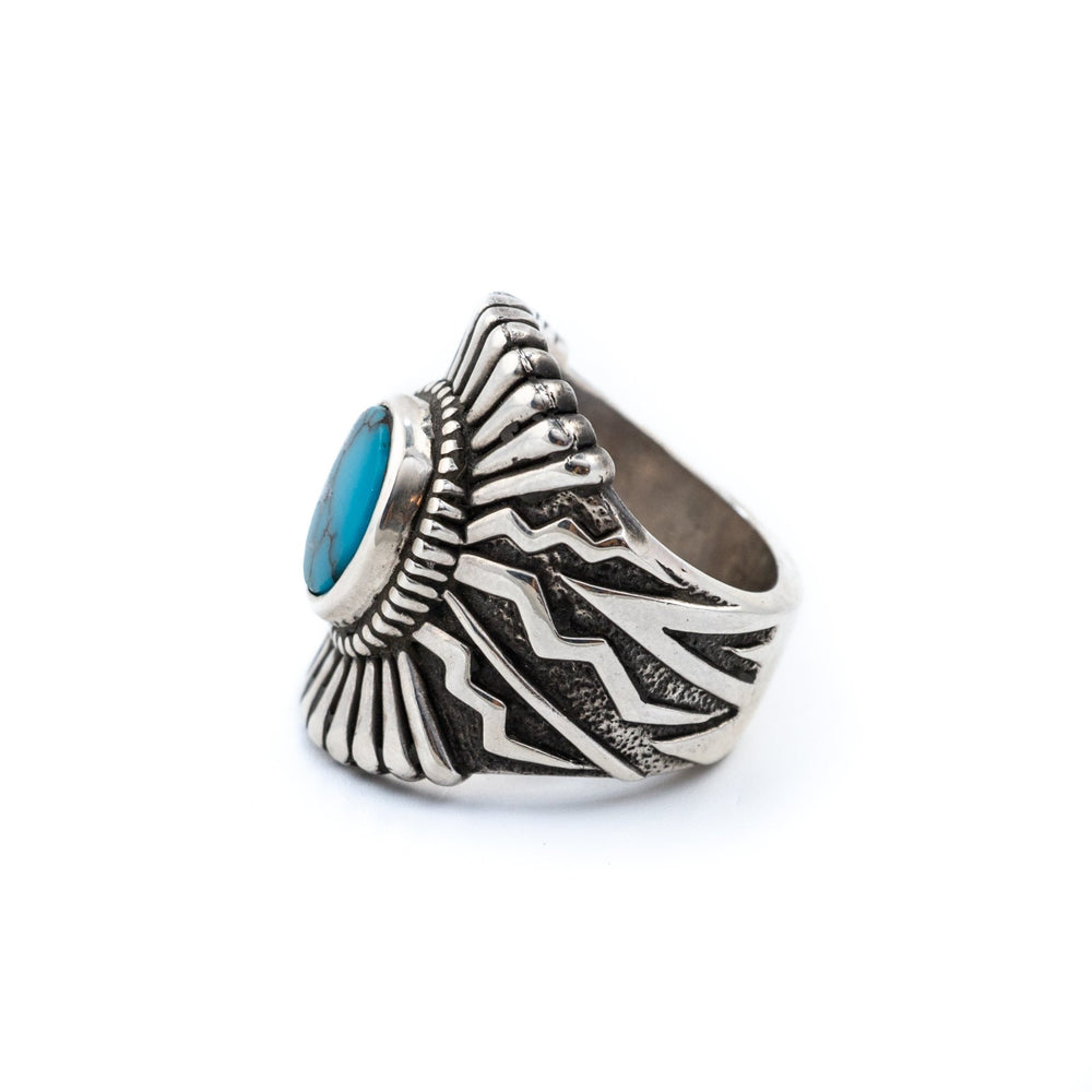 
                      
                        Egyptian Turquoise Sonoran Sunrise Ring - Kingdom Jewelry
                      
                    