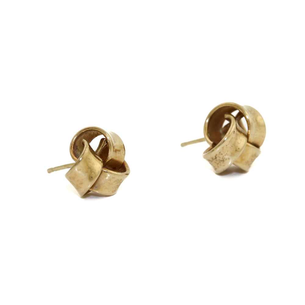 
                      
                        Elegant 10k Gold x Woven Ribbon Earrings - Kingdom Jewelry
                      
                    