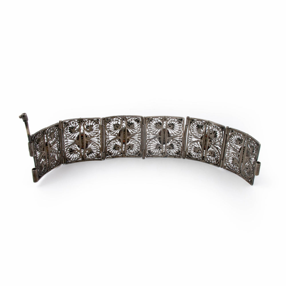 
                      
                        Exceptional Filagree Panelled Cuff - Kingdom Jewelry
                      
                    