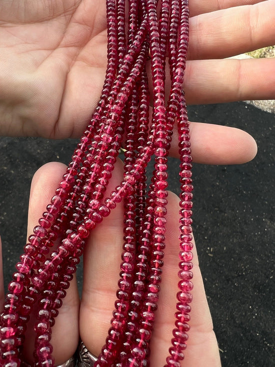 Load image into Gallery viewer, For Alison Red spinel Necklace - Kingdom Jewelry
