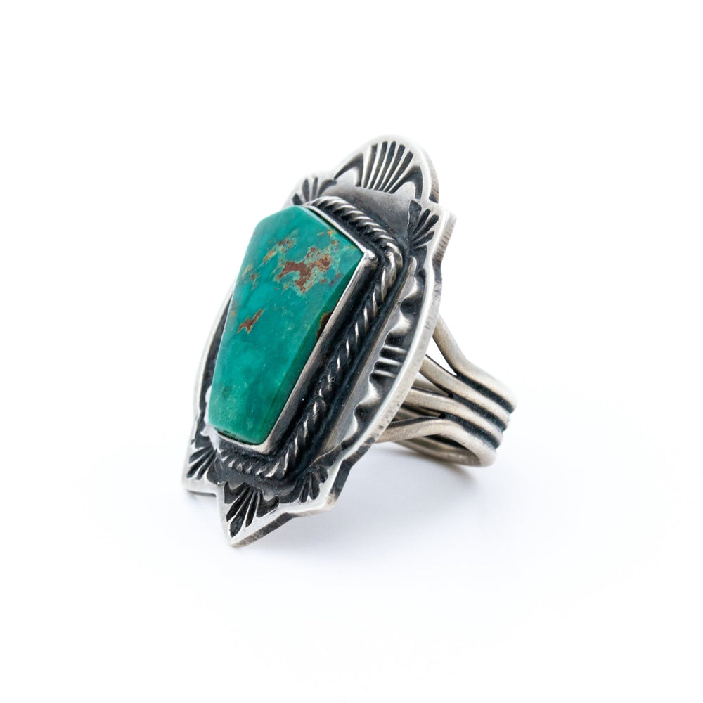 
                      
                        Framed Turquoise Ring by Tommy Jackson - Kingdom Jewelry
                      
                    