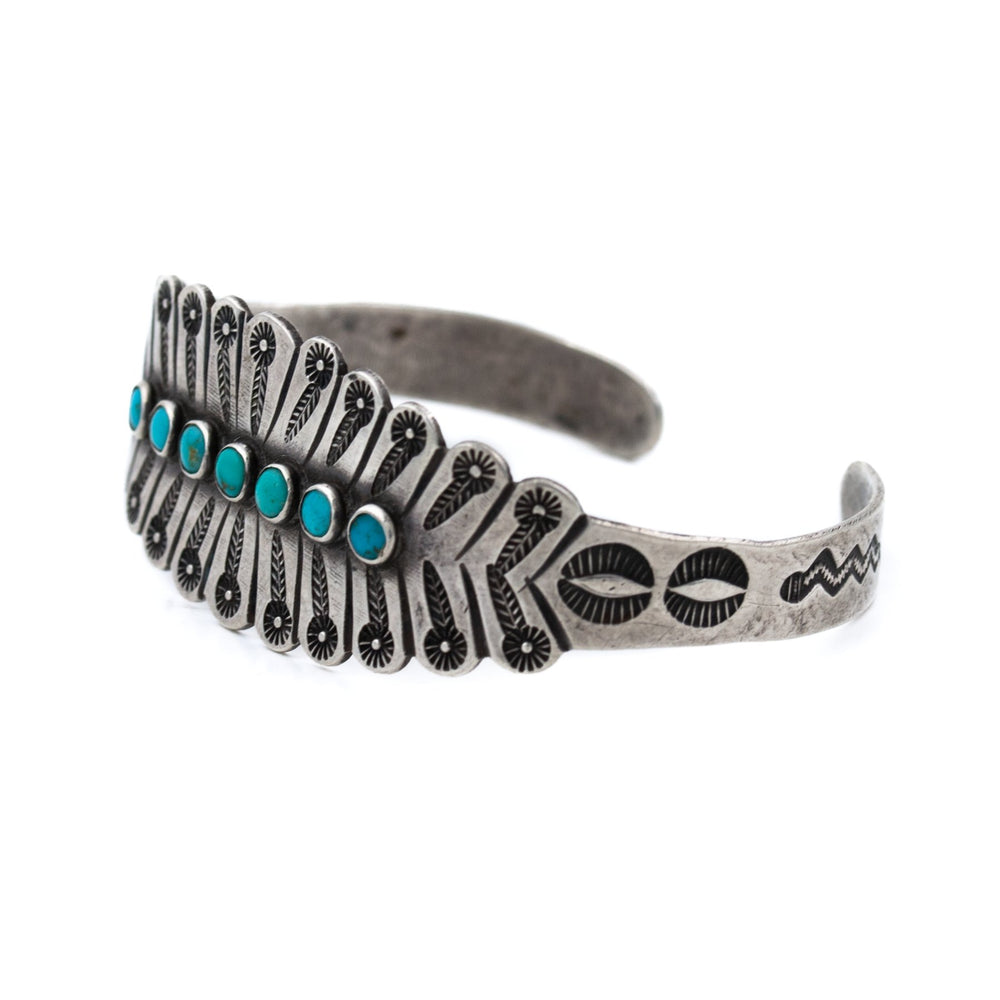 
                      
                        Fred Harvey Era Snake Eye Cuff - Kingdom Jewelry
                      
                    