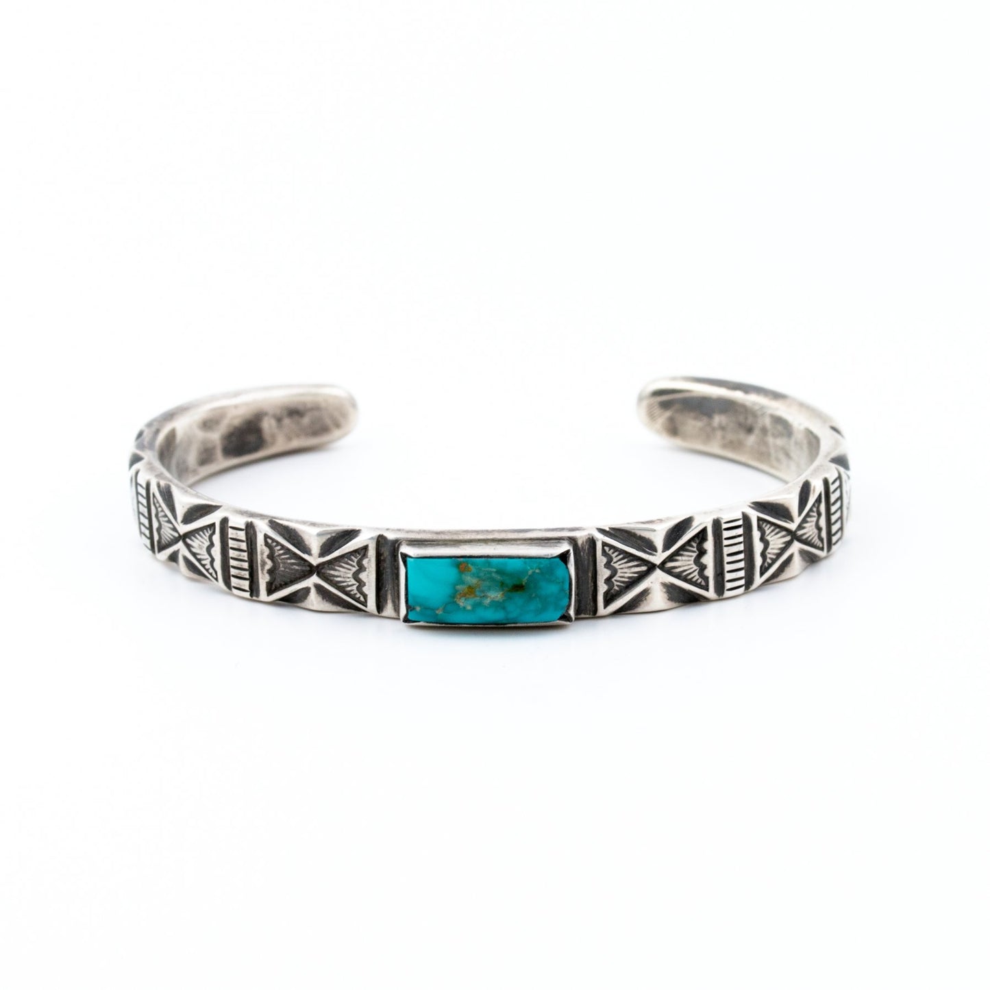 FTC Blue Gem Turquoise Cuff - Kingdom Jewelry